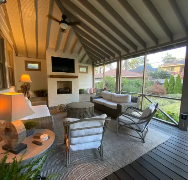 Outdoor living space in Tennessee.