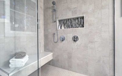 Bathroom shower.