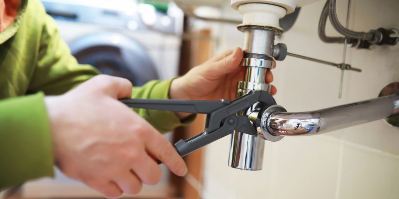 Plumbing leak repair.